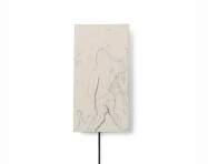Argilla Wall Lamp, marble white
