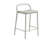 Linear Steel Counter Stool, grey