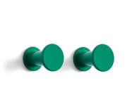 Bolt Hook Set of 2, green