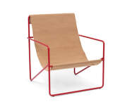 Desert Lounge Chair, poppy red/sand