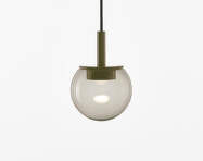 Orbis 150 PC1289 Pendant Lamp, smoke light brown / khaki matte