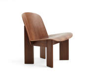 Chisel Lounge Chair, lacquered walnut
