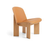 Chisel Lounge Chair, oak / Sense Cognac