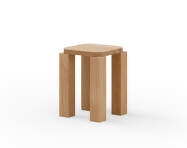 Atlas Stool, natural oak