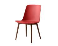 Rely HW71 Chair, walnut/vermillion red