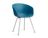 AAC 26 Chair Chromed Steel, azure blue