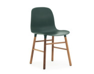 Form Chair Walnut, green