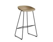 AAS 38 Bar Stool High Black Steel, clay