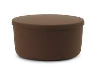 Hide Storage Pouf Large, brown