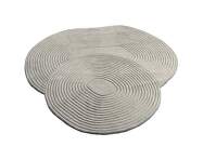 Zen Rug Shaped 140x145, light grey