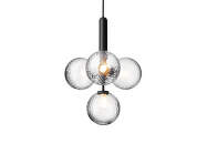 Miira 4 Pendant, rock grey/optic clear