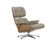 Eames Lounge Chair Cherry, Leather Natural F78 dark sand