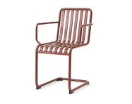Palissade Cantilever Armchair, iron red
