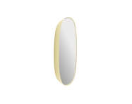 Framed Mirror 40 cm, light yellow/clear
