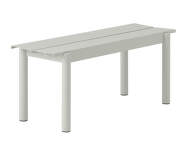 Linear Steel Bench 110 cm, grey