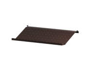 String Shoe Shelf Metal 58 x 30, dark brown