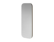 Vala Mirror Rectangular 120x40 cm, dark lacquered oak