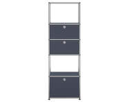 USM Haller Shelving Unit M52, anthracite