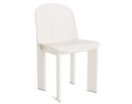 Chisel 65 Chair, cream white lacquered beech