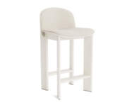 Chisel 35 Bar Stool H65, cream white lacquered beech / Mode 11