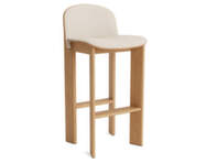Chisel 35 Bar Stool H75, oiled oak / Hallingdal 200