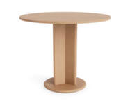 Chisel 29 Table Round Ø90, lacquered oak