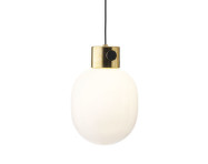 JWDA Pendant, polished brass