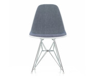 Eames Plastic Side Chair DSR, full padded