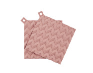 HOLD-ON Pot Holders, 2pcs, misty rose