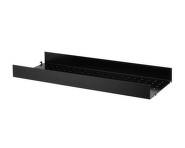 String Metal Shelf High Edge 78 x 30, black