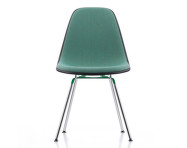 Eames Plastic Side Chair DSX, full padded