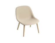 Fiber Lounge Chair Wood Base, Steelcut Trio 236