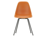 Eames Plastic Side Chair DSX, rusty orange