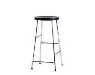 Cornet Bar Stool Low Chromed Steel, soft black