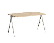 Pyramid Table 01 140x75 Beige Steel, lacquered oak