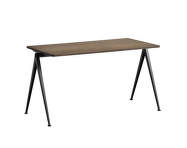 Pyramid Table 01 140x65 Black Steel, smoked oak