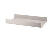 String Metal Shelf High Edge 58 x 30, beige