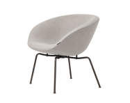 Pot™ Lounge Chair, brown bronze/light warm grey