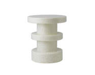 Bit Stool Stack, white / white