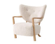 Wulff ATD2 Lounge Chair, oak / Sheepskin Moonlight