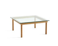 Kofi Coffee Table 80x80, oak/clear