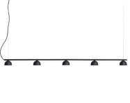 Blush Rail 5 Pendant Lamp, matt black