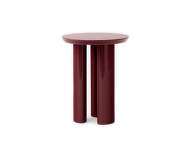 Tung JA3 Side Table, burgundy red