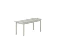 Linear Steel Bench 110 cm, grey