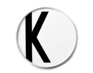 Personal Plate K, white