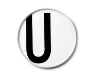 Personal Plate U, white