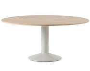 Midst Table Ø160, oak/grey