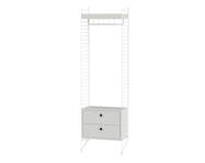 String Hallway M Shelving Set, white