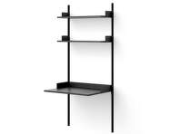 Study Shelf, black ash/black