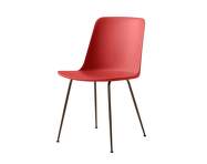 Rely HW6 Chair, bronzed/vermillion red